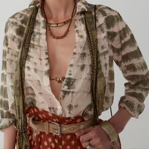 Tie-Dye Button Down Shirt